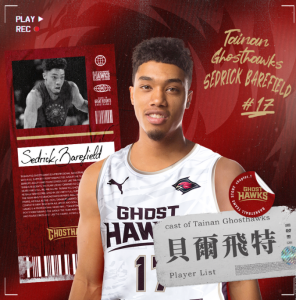 Read more about the article T1>>才剛揮別勇士「巴爾菲特」 火速改名貝爾飛特加盟台南獵鷹