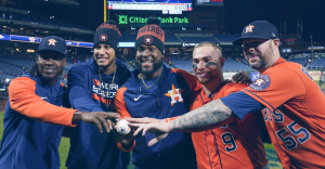 Read more about the article MLB>> Game 4─4投手聯手無安打比賽，太空人回敬5：0大勝