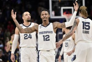 Read more about the article NBA>>莫蘭特連兩場送大三元 灰熊逆轉溜馬中止5連敗