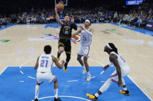 Read more about the article NBA>>柯瑞下三分雨飆40分無用!? 勇士不敵雷霆吞2連敗!!