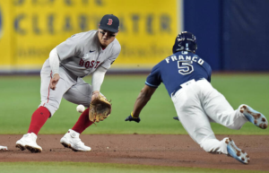 Read more about the article MLB》光芒開季超狂12連勝！ 張育成先發上演滑接美技!!