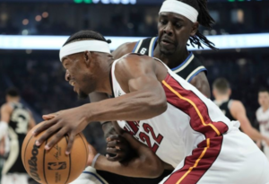 Read more about the article NBA季後賽>>字母哥傷退！公鹿落難117:130不敵熱火　Butler轟35分!!!